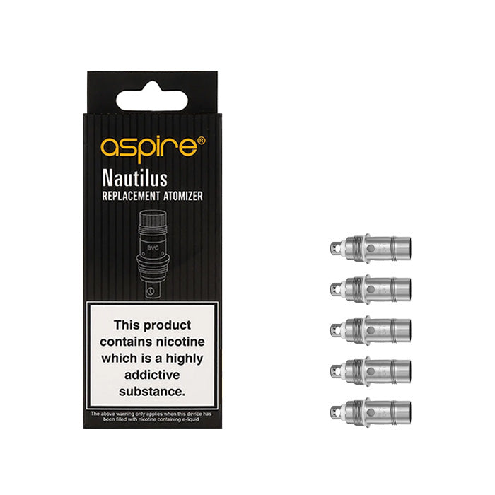 Aspire Nautilus Series Replacement Coils | 5 pack | UK ECIG STORE Aspire Nautilus Series Replacement Coils | 5 pack | UK ECIG STORE