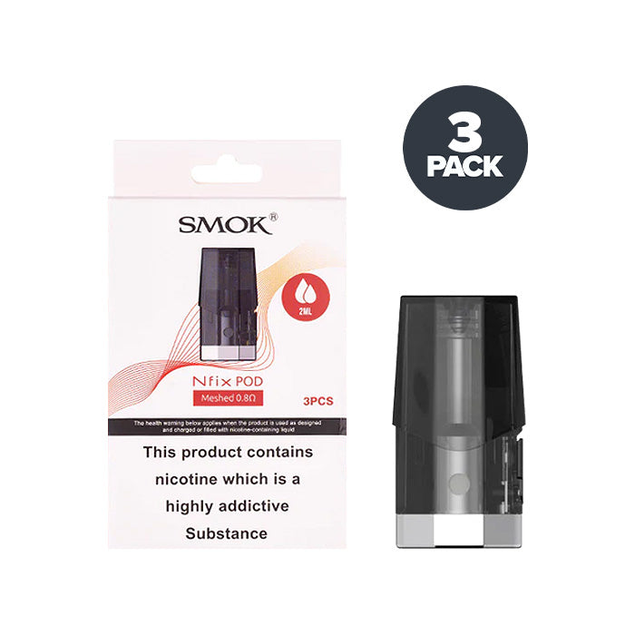 Smok Nfix Replacement Pods | 3 Pack| UK ECIG STORE Smok Nfix Replacement Pods | 3 Pack| UK ECIG STORE