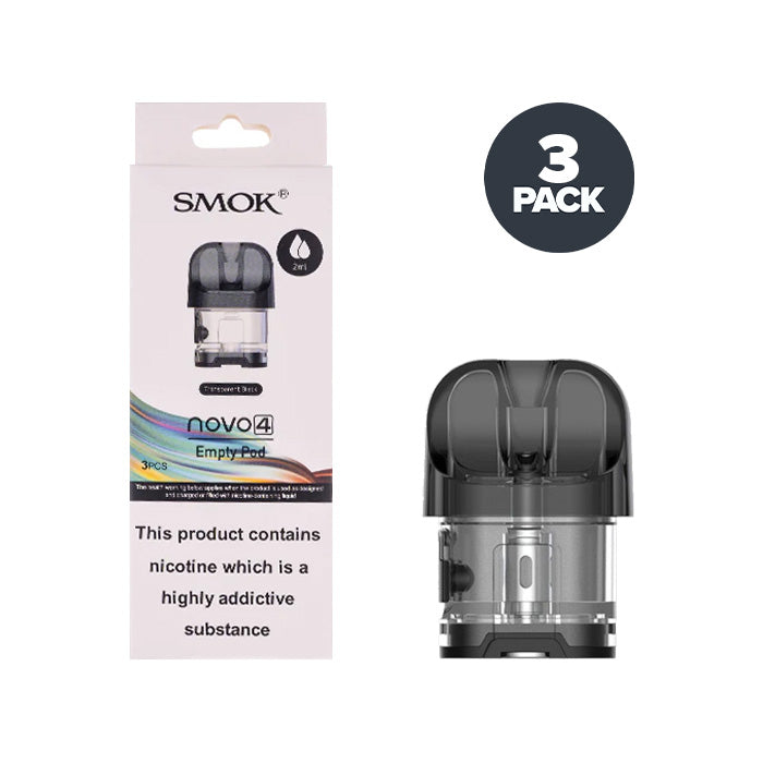 Smok Novo 4 Pod Kit SMOK Novo 4 Spare Replacement Pods 3 Pack Smok Novo 4 Pod Kit SMOK Novo 4 Spare Replacement Pods 3 Pack