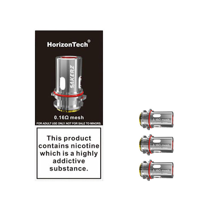 HorizonTech Sakerz Replacement Coils | 3 Pack | UK ECIG STORE HorizonTech Sakerz Replacement Coils | 3 Pack | UK ECIG STORE