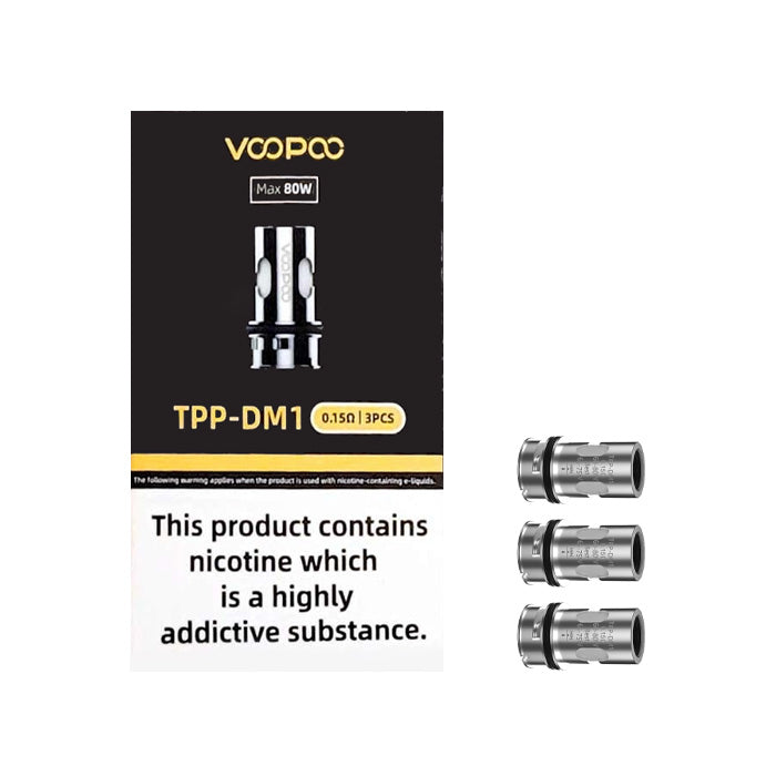 Voopoo TPP Replacement Coils | 3 Pack | UK ECIG STORE Voopoo TPP Replacement Coils | 3 Pack | UK ECIG STORE