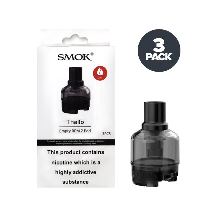 Smok Thallo Empty Replacement Pods | 3 Pack | UK ECIG STORE Smok Thallo Empty Replacement Pods | 3 Pack | UK ECIG STORE