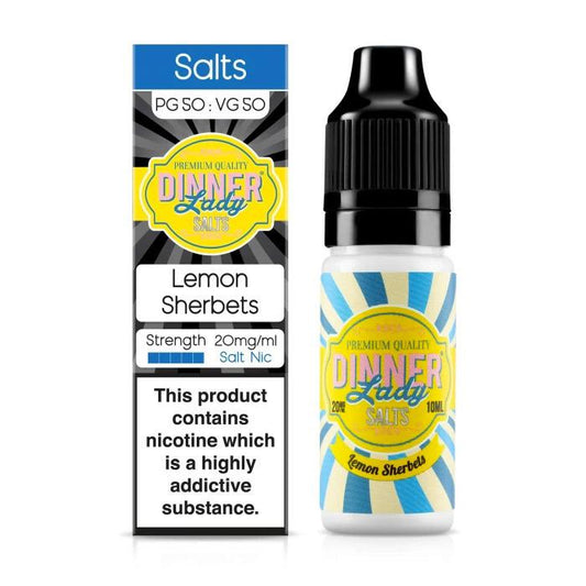 Dinner Lady - Lemon Sherbets 10ml Salt Nic E-Liquid
