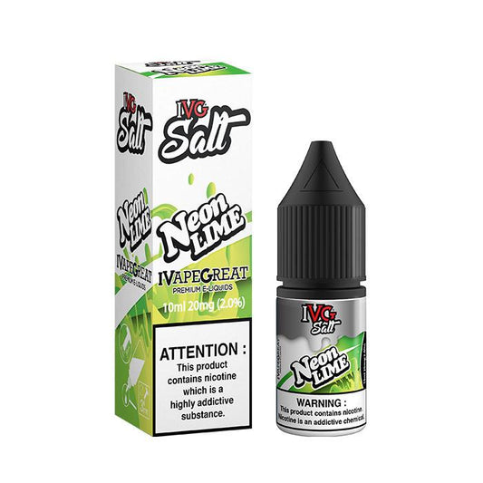 IVG Nic Salt Neon Lime 10ml E-Liquid - 20mg NS