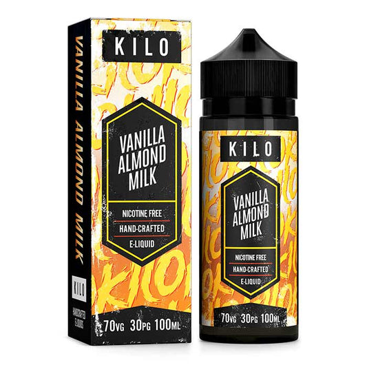 Kilo E-Liquids - Moo Series - Vanilla Almond Milk 100ml Short Fill E-Liquid