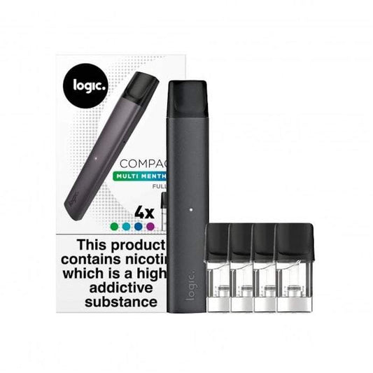 Logic Compact Intense Multi Menthol Pod Kit - Packaging and contents