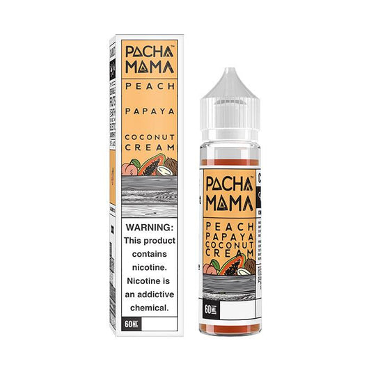 Pachamama Peach Papaya Coconut Cream 50ml Short Fill E-Liquid