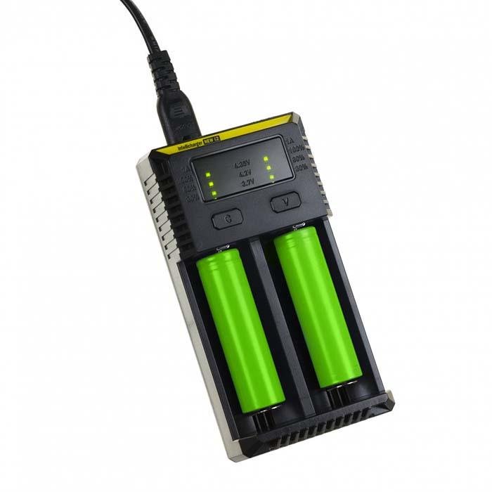 Nitecore i2 Battery Charger and Battery Bundle with batteries