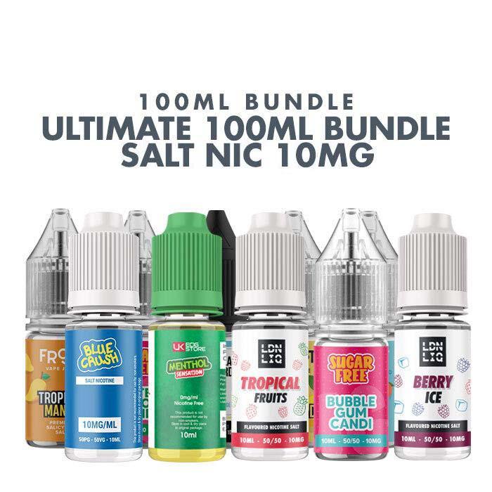 Ultimate 100ml E-liquid Bundle 10mg - Free UK Delivery - UK ECIG STORE Ultimate 100ml E-liquid Bundle 10mg - Free UK Delivery - UK ECIG STORE