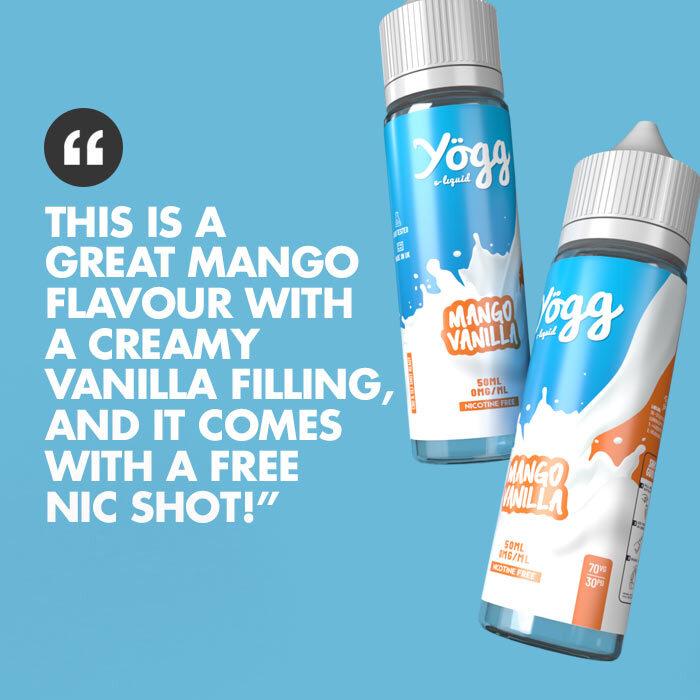 Yogg Mango Vanilla 50ml Short Fill E-Liquid Customer Review