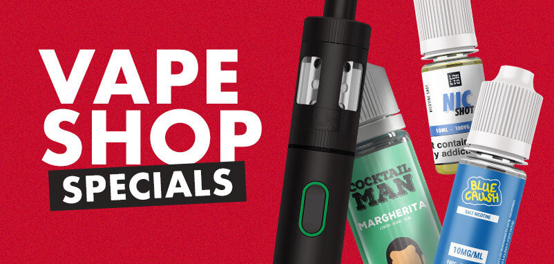 Vape Shop Specials - UK ECIG STORE - Lastest Offers and Deals