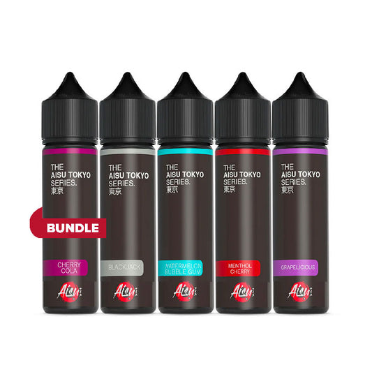 Five 50ml E-Liquids by Aisu
