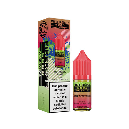 Apple Berry Blast 10ml Nic Salt E-Liquid by Firerose 5000