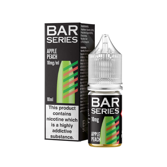 Apple Peach 10ml Nic Salt E-Liquid by Bar Series