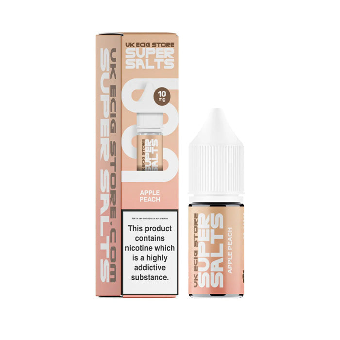 Apple Peach Nic Salt E-Liquid by UK Ecig Store Super Salts