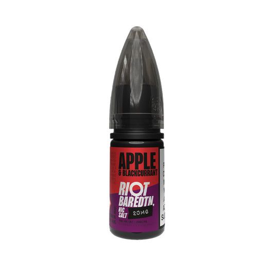Apple Blackcurrant Nic Salt E-Liquid by Riot Bar Edtn