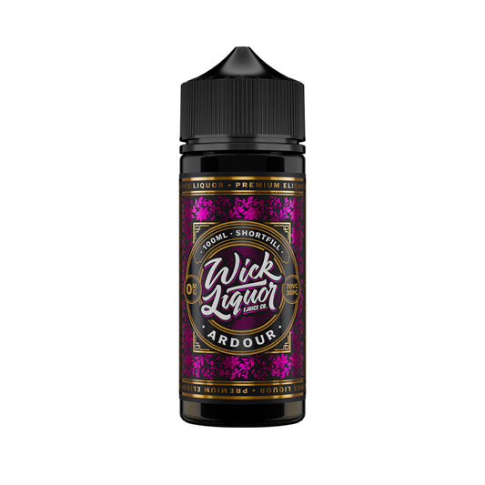 Ardour 100ml Shortfill E-Liquid by Wick Liquor
