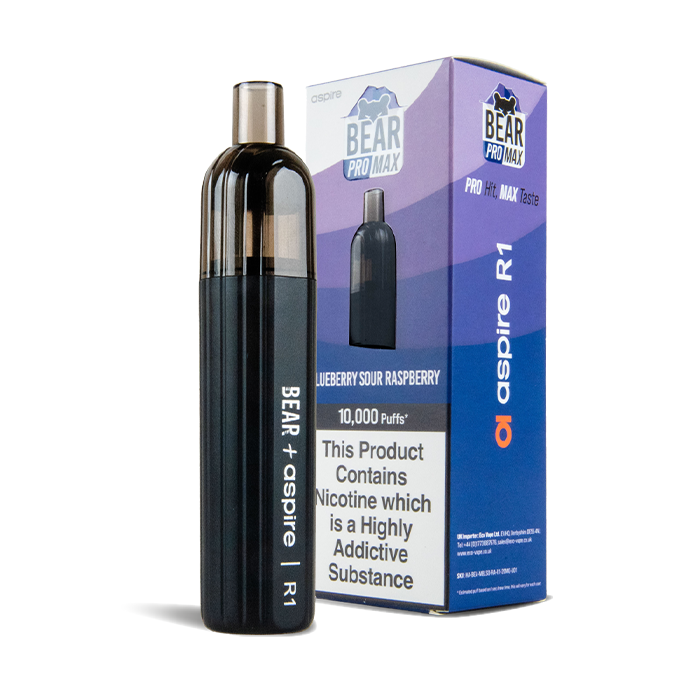 Aspire Bear Pro Max Pod Kit Blueberry Sour Raspberry