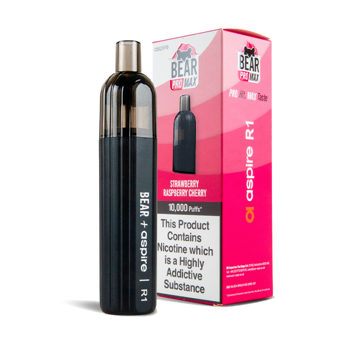 Aspire Bear Pro Max Pod Kit Strawberry Raspberry Cherry