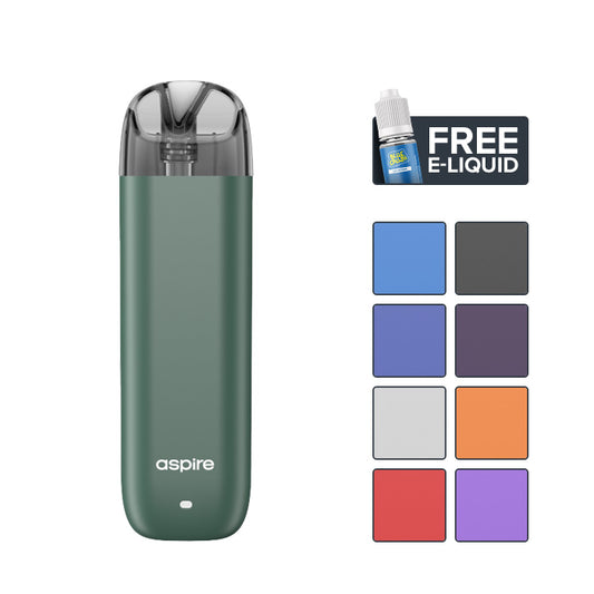 Aspire Minican 3 Pod Kit with 8 Colour Boxes