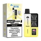 Banana Ice Hayati Rubik 7000 Prefilled Pod Kit and Box