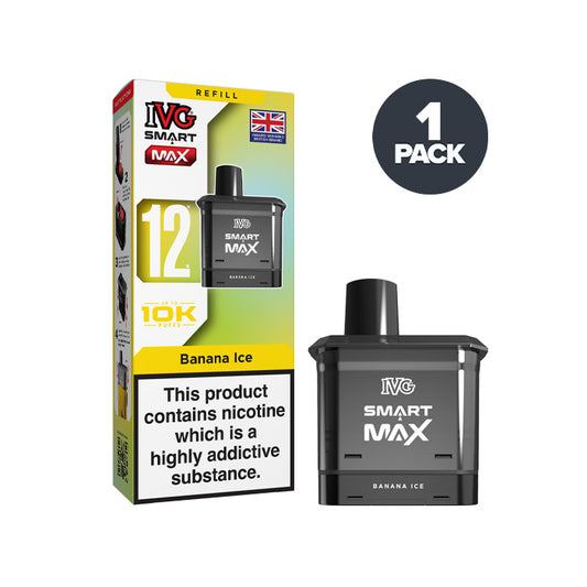 Banana Ice IVG Smart Max Prefilled Pod and Box