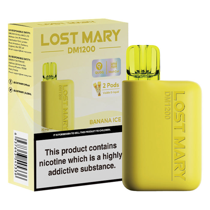 Lost Mary DM1200 Disposable Banana Ice