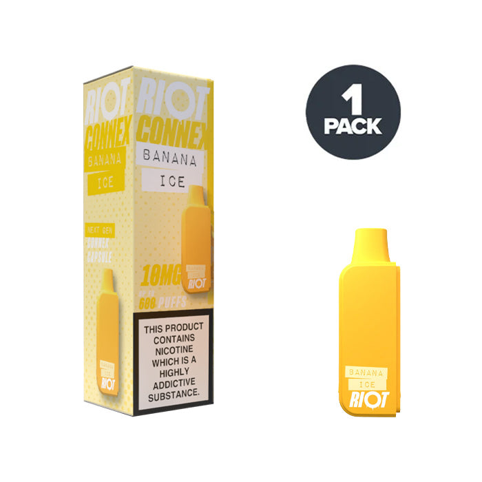 Riot E-Liquid Banana Ice Riot Connex Pre-Filled Pods product image