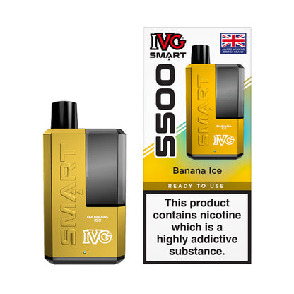 Banana Ice IVG Smart 5500 Disposable Vape