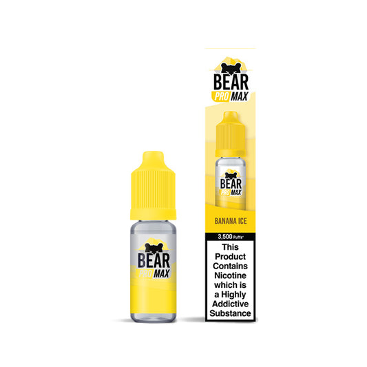 Bear Pro Max 10ml Nic Salt E-Liquid Banana Ice