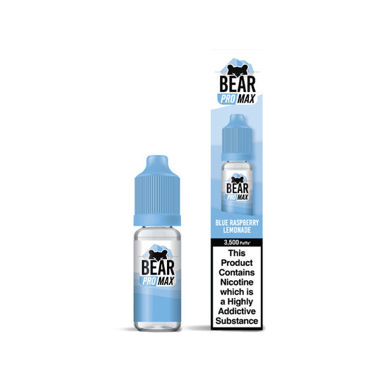Bear Pro Max 10ml Nic Salt E-Liquid Blue Raspberry Lemonade