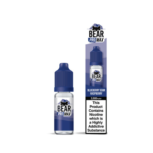 Bear Pro Max 10ml Nic Salt E-Liquid Blueberry Sour Raspberry