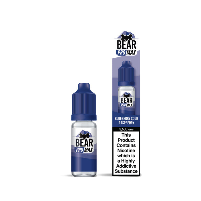 Blueberry Sour Raspberry | Bear Pro Max 3500 | 10ml Nic Salt | From £2.24