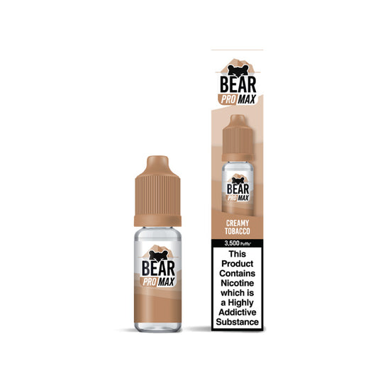 Bear Pro Max 10ml Nic Salt E-Liquid Creamy Tobacco