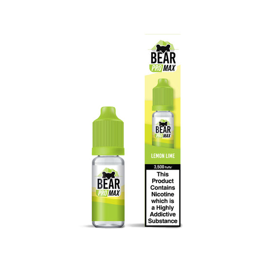 Bear Pro Max 10ml Nic Salt E-Liquid Lemon Lime