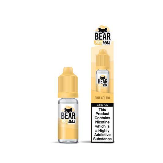 Bear Pro Max 10ml Nic Salt E-Liquid Pina Colada