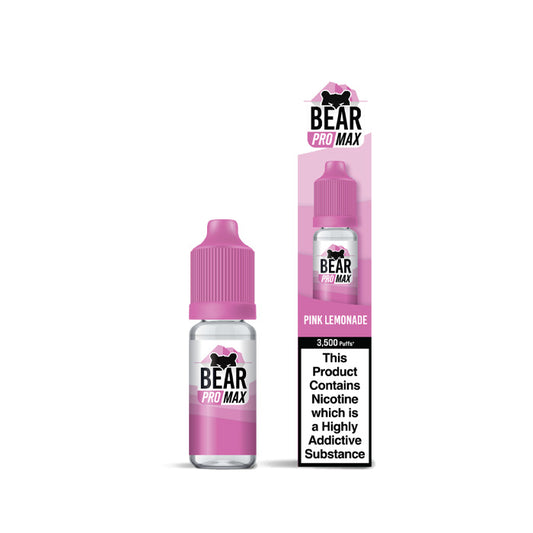 Bear Pro Max 10ml Nic Salt E-Liquid Pink Lemonade