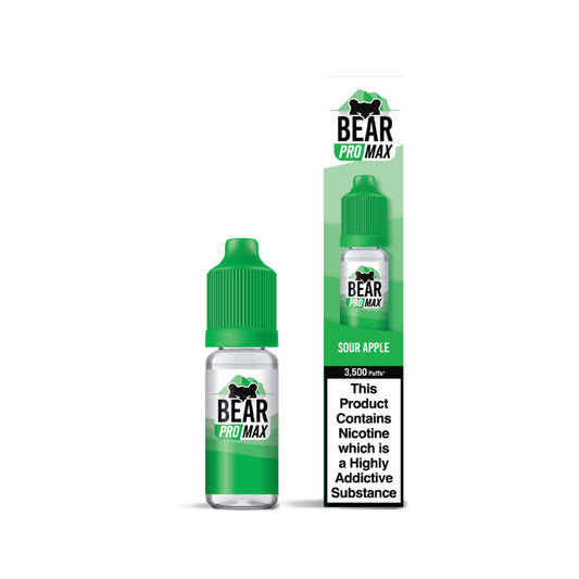 Bear Pro Max 10ml Nic Salt E-Liquid Sour Apple