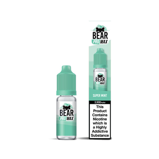 Bear Pro Max 10ml Nic Salt E-Liquid Super Mint