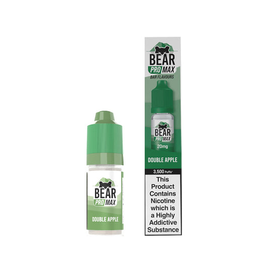 Bear Pro Max 3500 10ml Nic Salt E-Liquid Double Apple