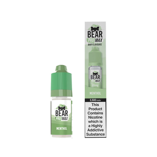 Bear Pro Max 3500 10ml Nic Salt E-Liquid Menthol