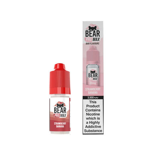 Bear Pro Max 3500 10ml Nic Salt E-Liquid Strawberry Banana