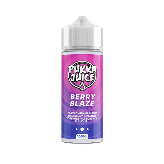 Berry Blaze 100ml Shortfill E-Liquid by Pukka Juice