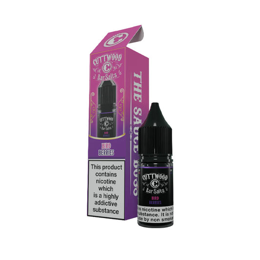 Bird Berries 10ml Nic Salt E-Liquid by Cuttwood Bar Salts