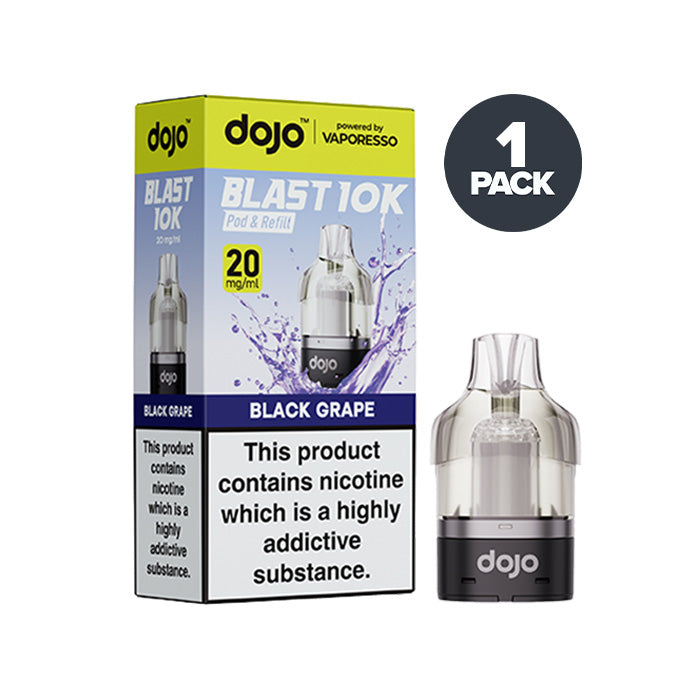 Black Grape Vaporesso Dojo 10k Prefilled Pods