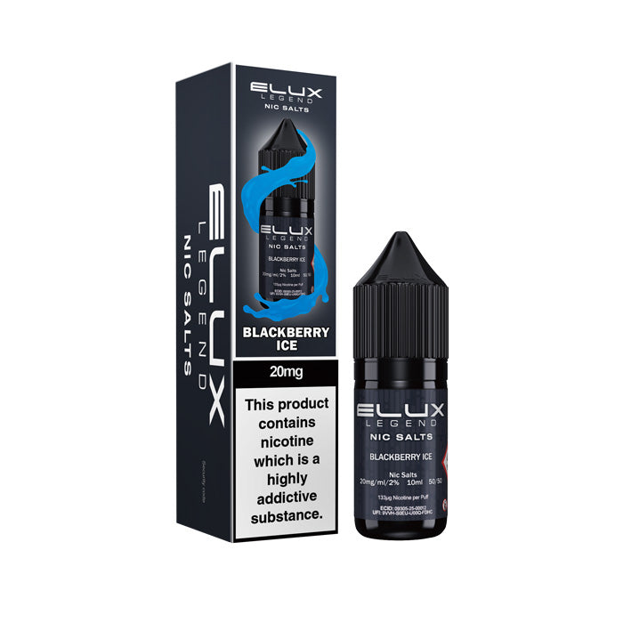 Blackberry Ice 10ml Nic Salt by Elux Legend
