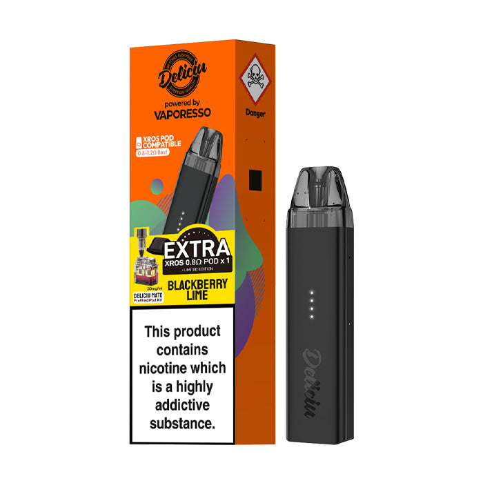 Vaporesso Deliciu Mate Starter Vape Kit | Device + Pre-filled Pod Vaporesso Deliciu Mate Starter Vape Kit | Device + Pre-filled Pod