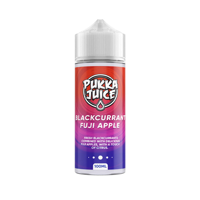 Blackcurrant Fuji Apple 100ml Shortfill E-Liquid by Pukka Juice