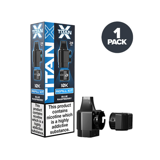 Blue Raspberry Titan X Prefilled Pods