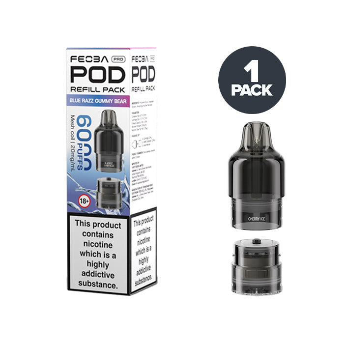 Blue Razz Gummy Bear Feoba Pro 6000 Prefilled Pods